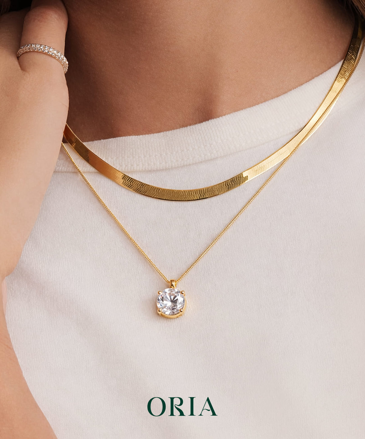Charm Drop Necklace