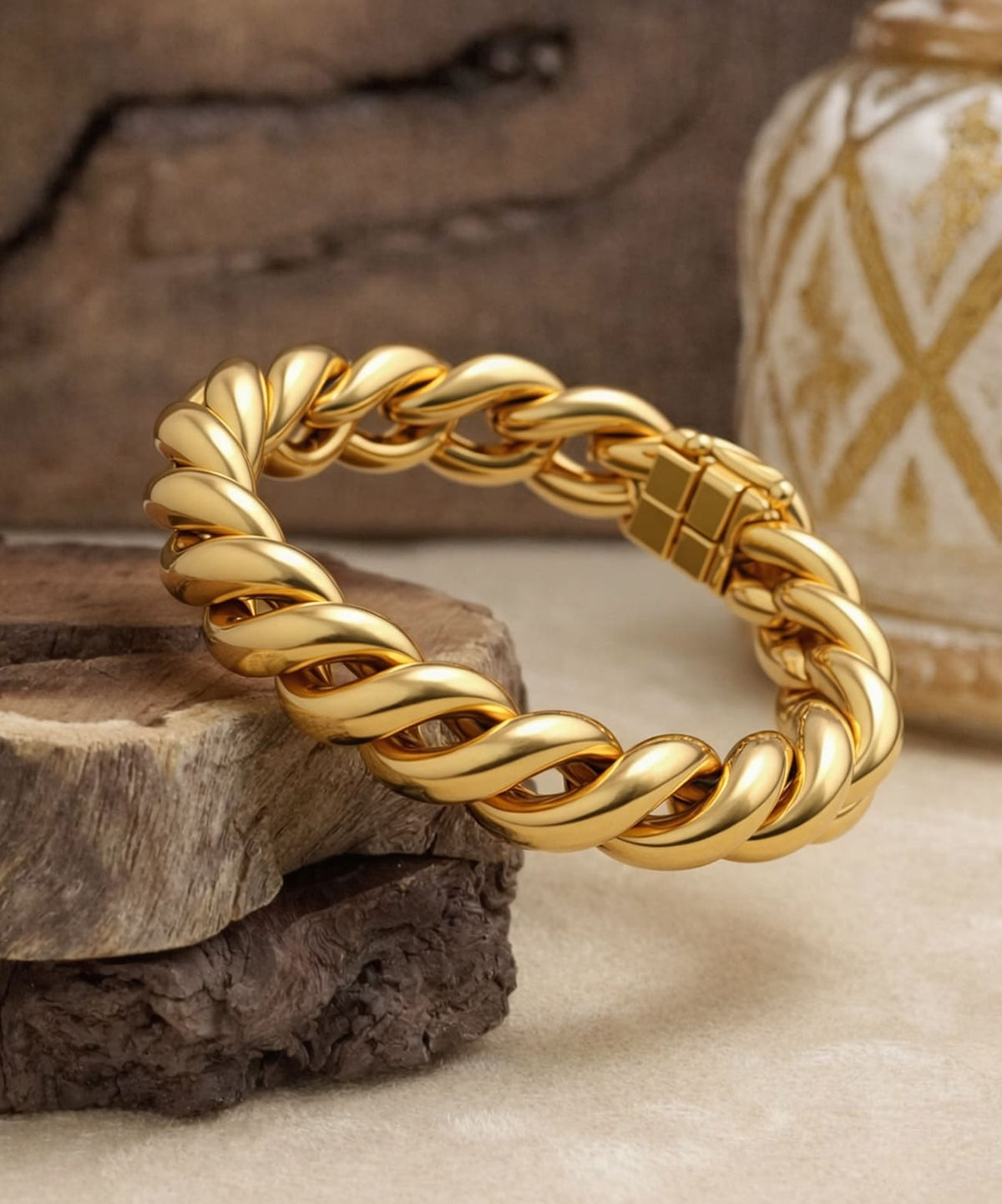 Textured Gold Ring