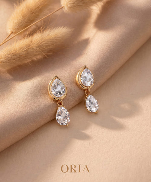 Dual Drop Earrings