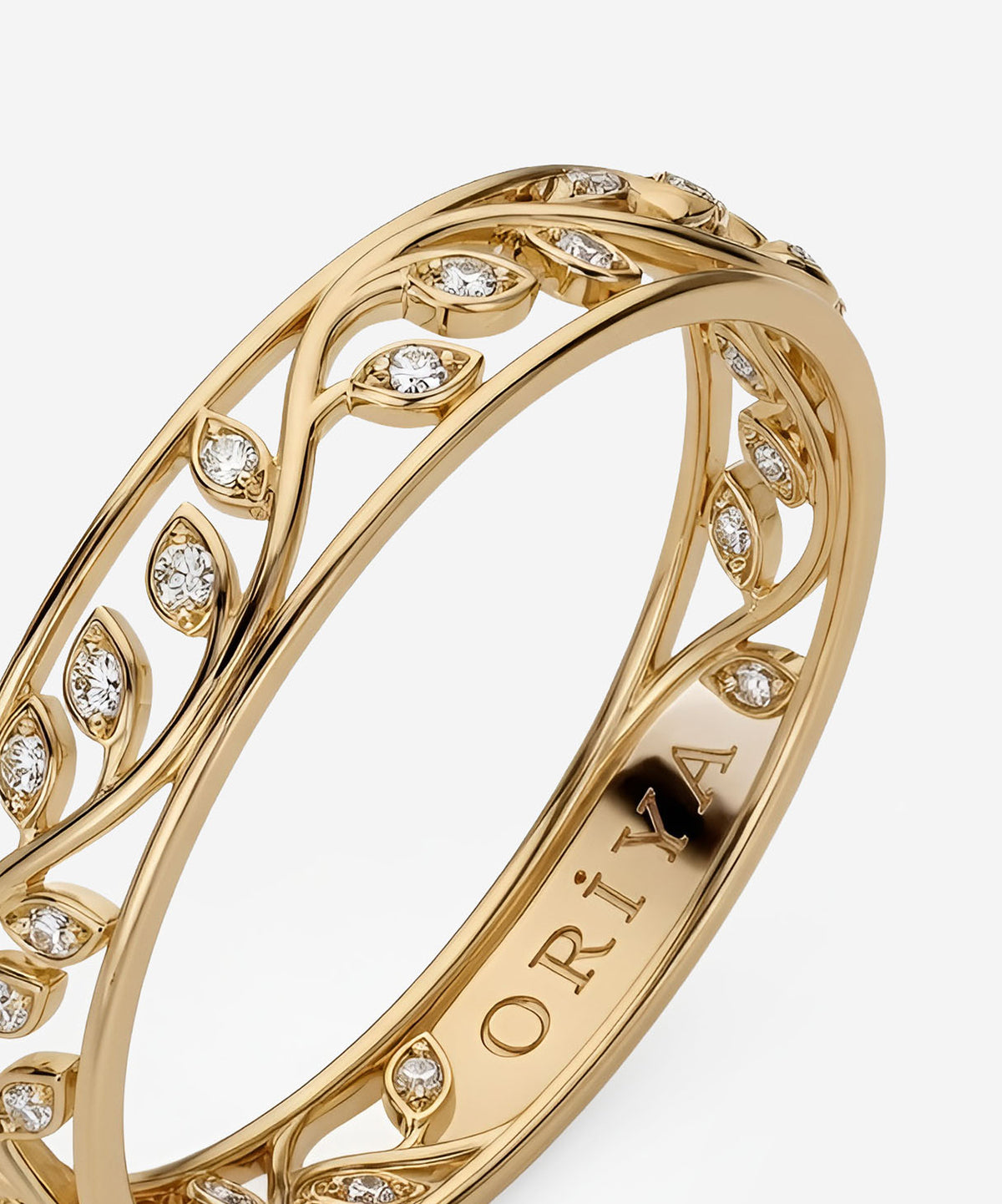 Beaded Gold Bangle