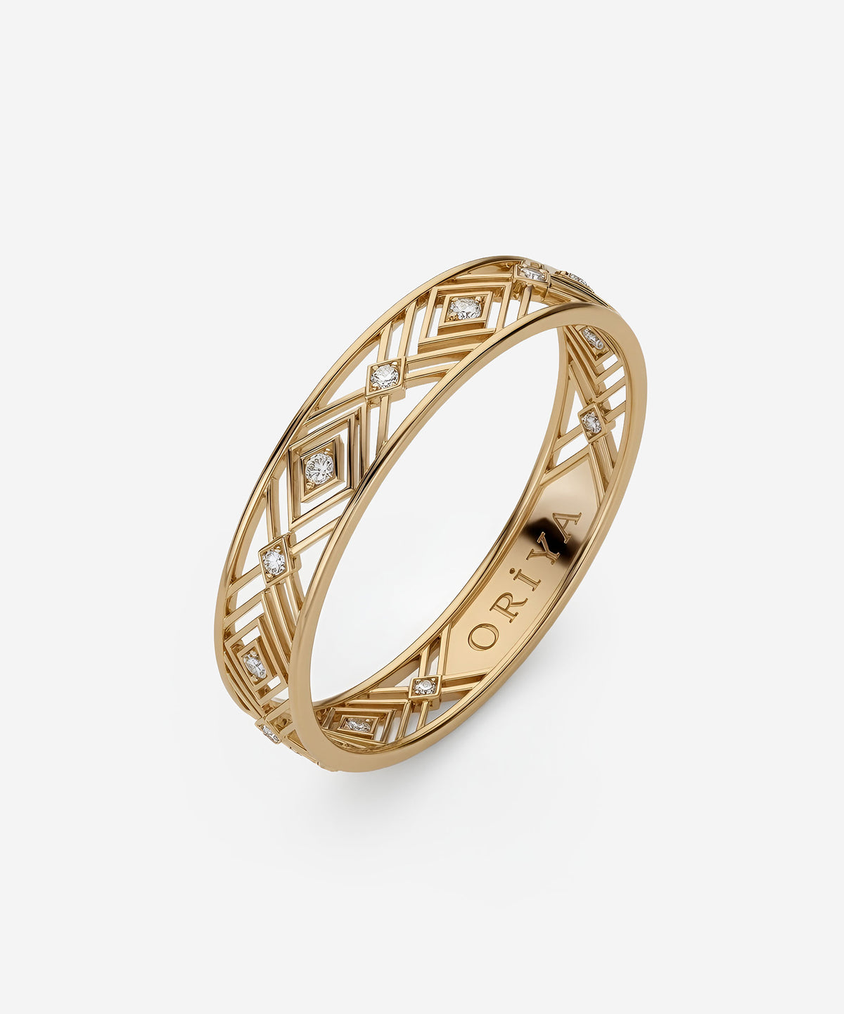 Beaded Gold Bangle
