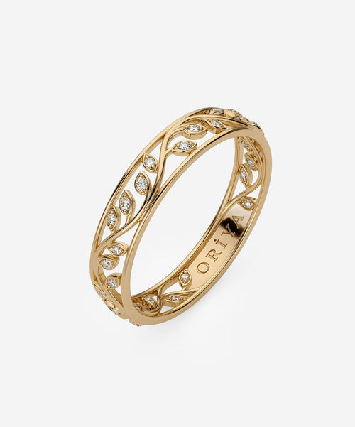 Beaded Gold Bangle