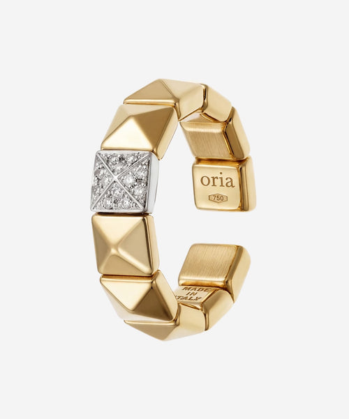 Linked Charm Ring
