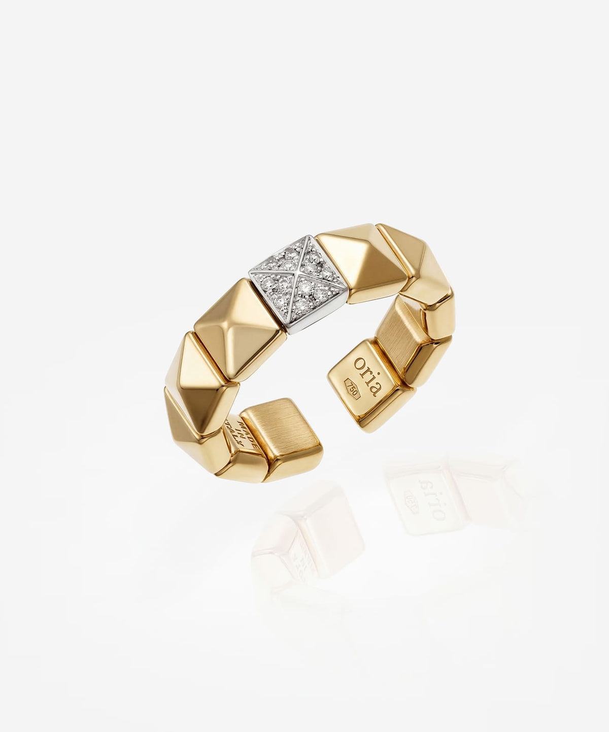 Linked Charm Ring