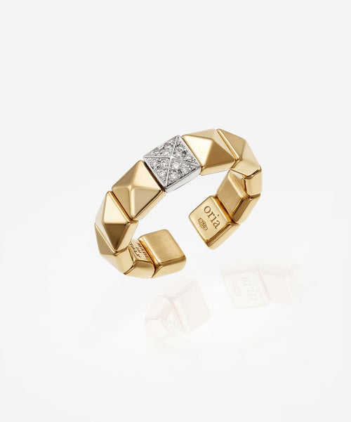 Linked Charm Ring