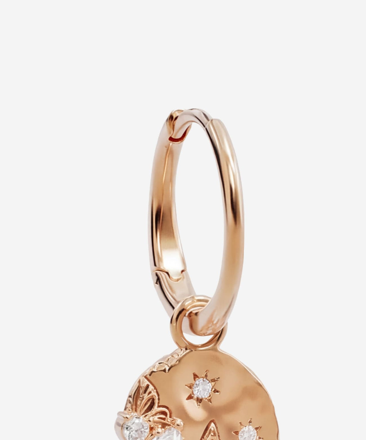 Double Charm Hoops