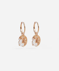 Double Charm Hoops